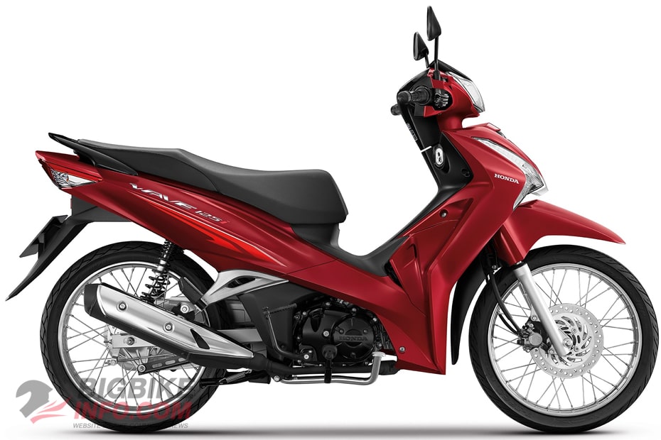 New Honda Wave125i 2021 ล้อซี่ลวด สีแดง