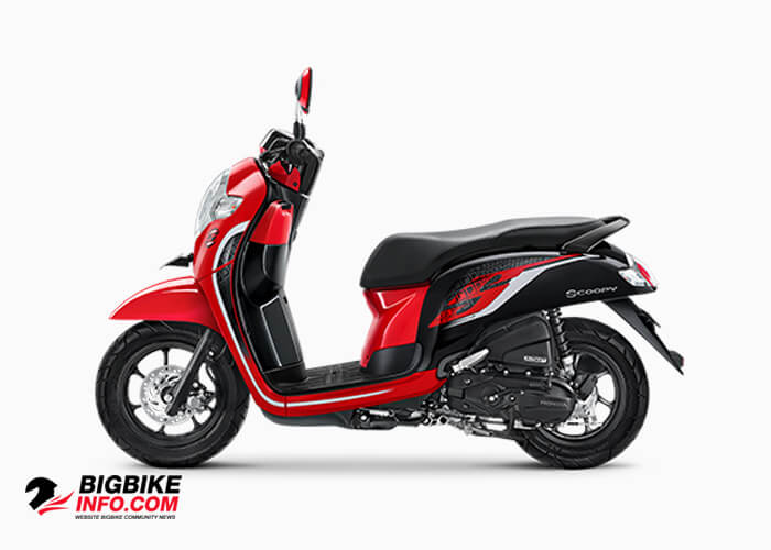 Honda Scoopy eSP ปี 2019 รุ่น Sporty สี Red