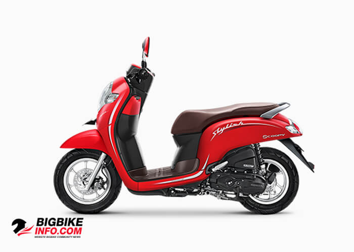 Honda Scoopy eSP ปี 2019 รุ่น Stylish สี matte red