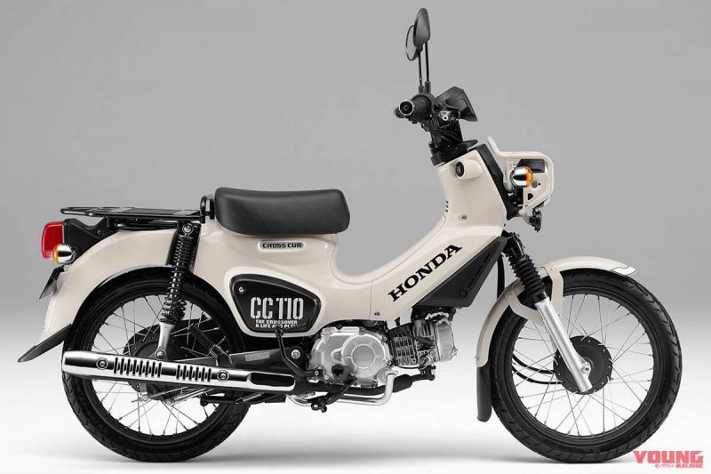 ฮอนด้า Cross Cub 110 สีขาว Classical White