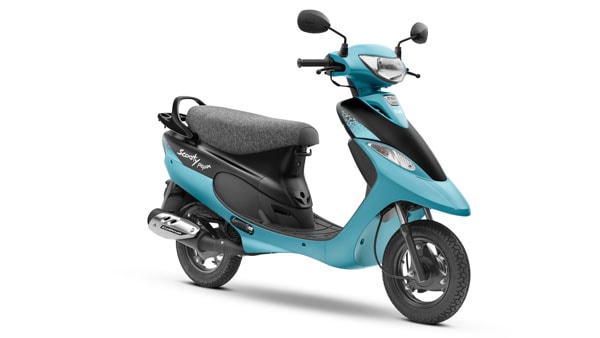 Scooty Pep Plus สีฟ้า