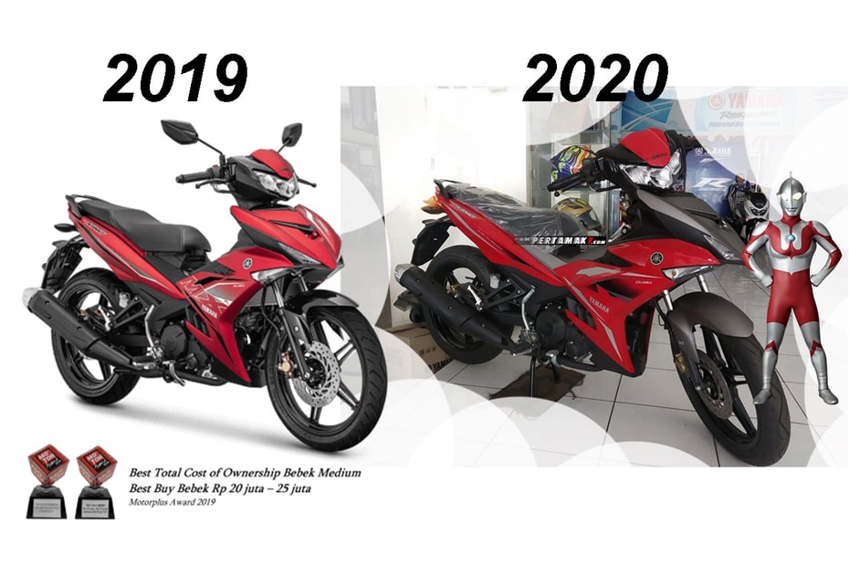 สีใหม่ Yamaha MX KING 2020 Ultraman สีแดง-เทา สไตล์อัลตร้าเมน