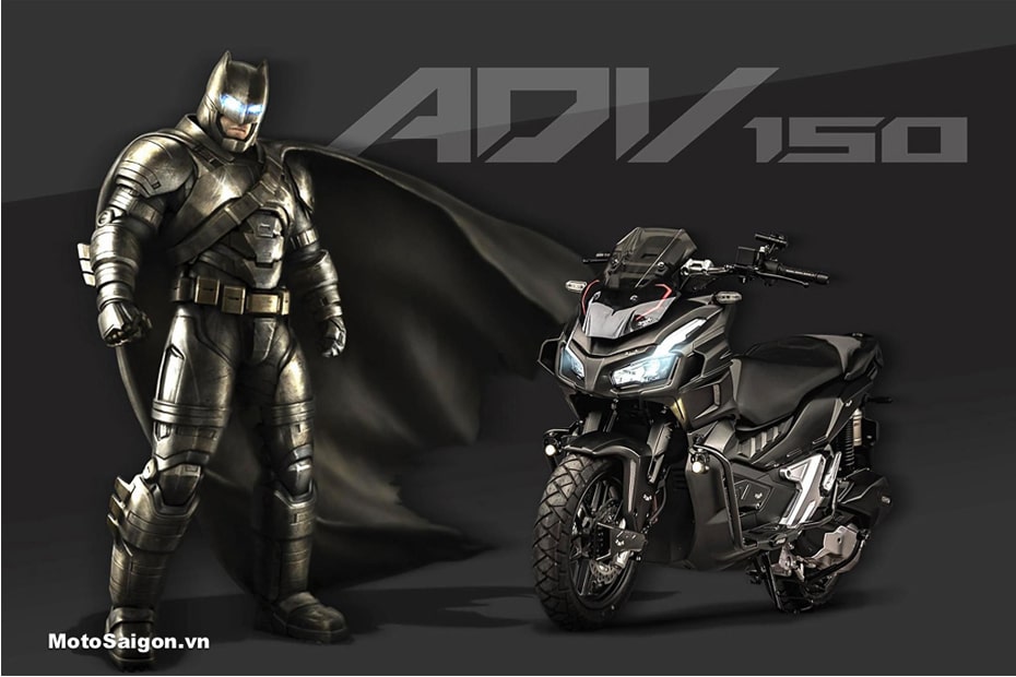 เผยการออกแบบ Honda ADV 150 รุ่น Batman สไตล์ซูเปอร์ฮีโร่