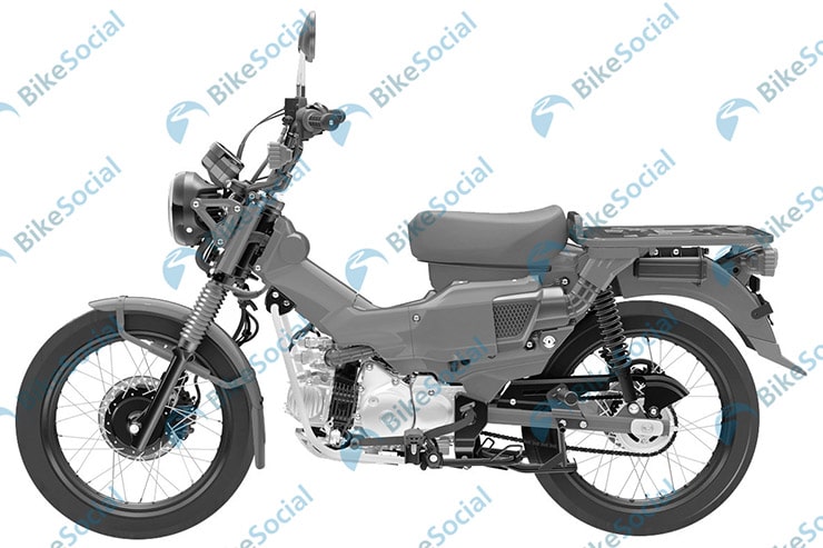 ภาพสิทธิบัตร Honda ด้านข้าง