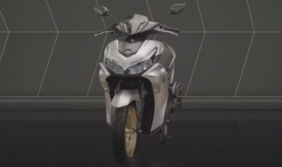 All New Aerox 155 ปี 2021 ภาพในทีเซอร์ด้านหน้า