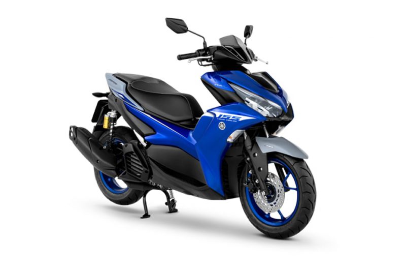 All New Yamaha Aerox 2021 สีน้ำเงิน
