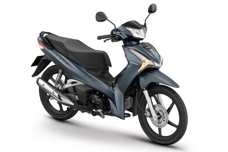 New Wave125i 2021 สีเทาใหม่