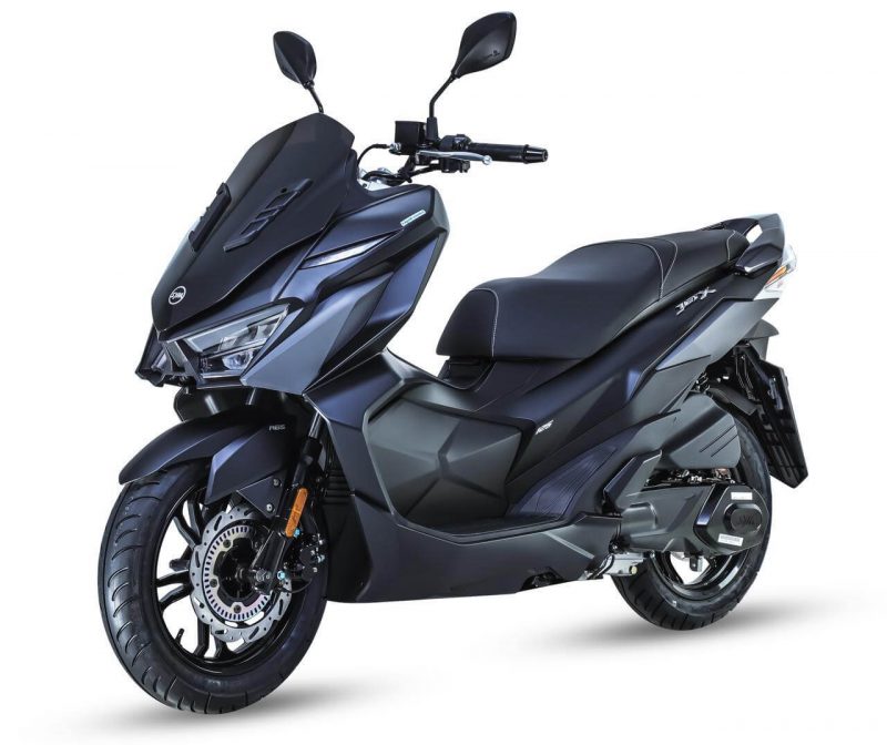 New JET X 125 2022 สีดำแมท