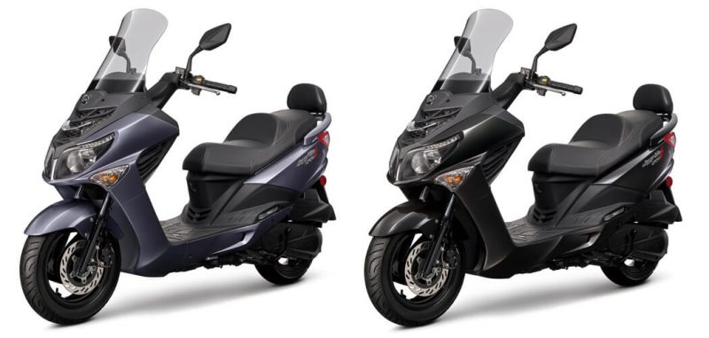 New Joyride200iS และ Joyride125iS 2022 สีน้ำเงินและสีดำ