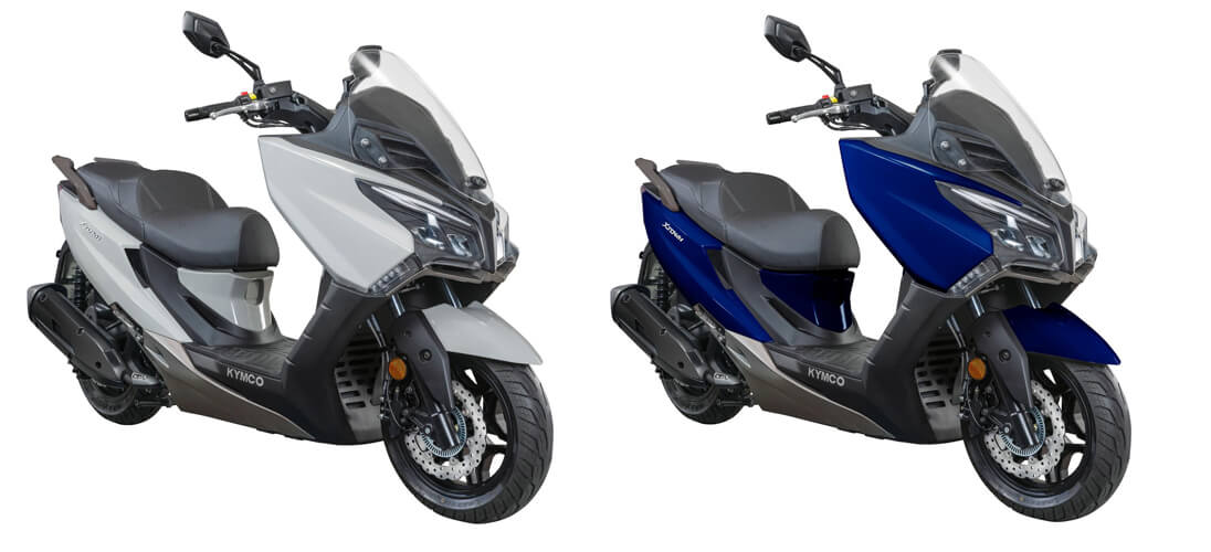 New X-TOWN CT125 2022 สีเทาและสีน้ำเงิน