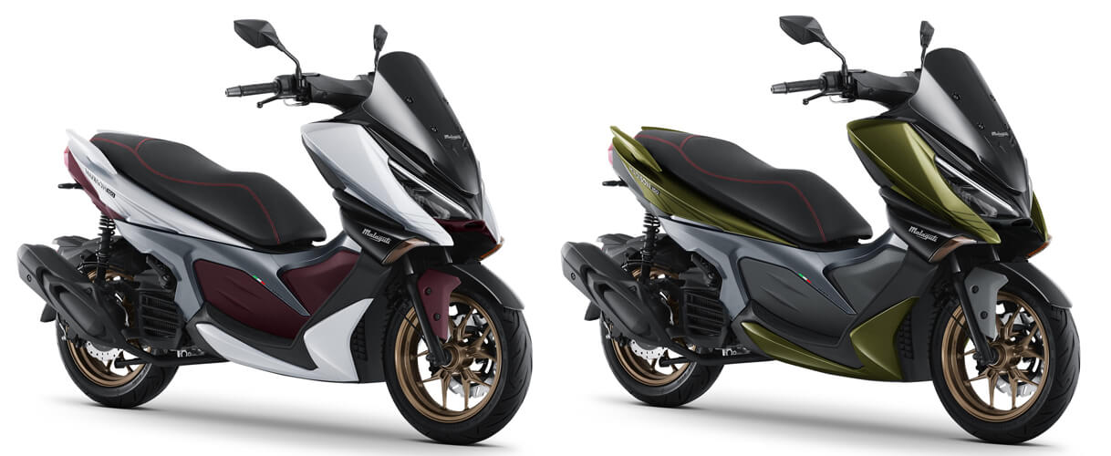 New Madison 150 2022 สีขาวและสีเขียว