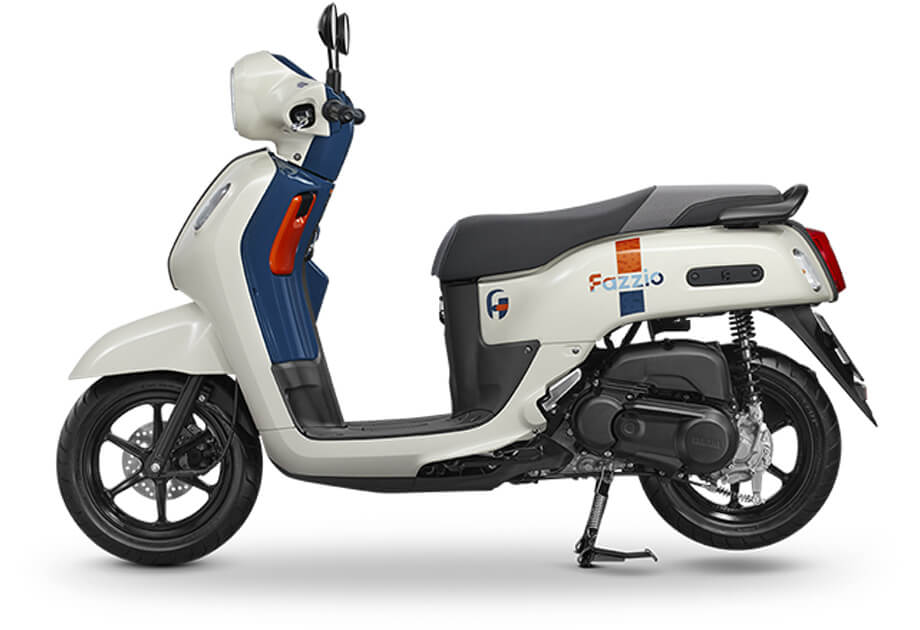 ยามาฮ่า ฟาซซิโอ้ 125 รุ่น Smart Key สีขาว-น้ำเงิน