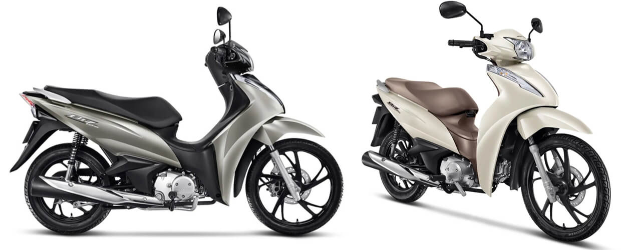 New BIZ 125 2023 สีเงินและมีขาว