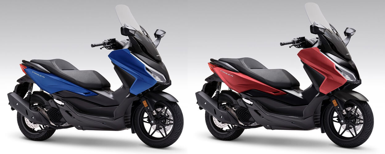 New Forza 125 2023 สีน้ำเงิน สีแดง