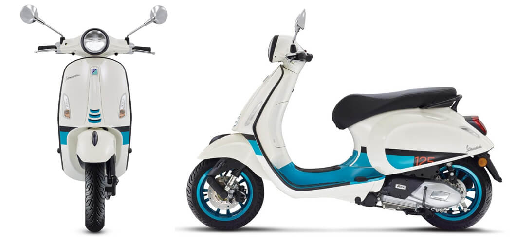 New Primavera Color Vibe 125 2023 สีขาว
