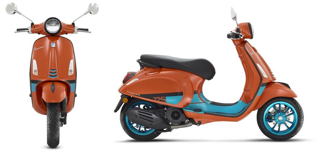 New Primavera Color Vibe 125 2023 สีส้ม