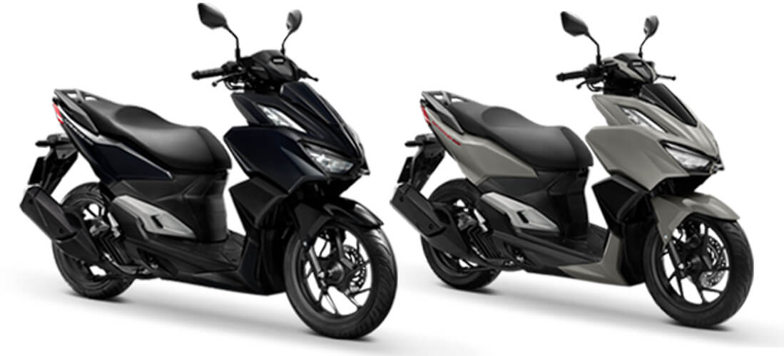 New Vario 160 2023 สีดำและสีเทา