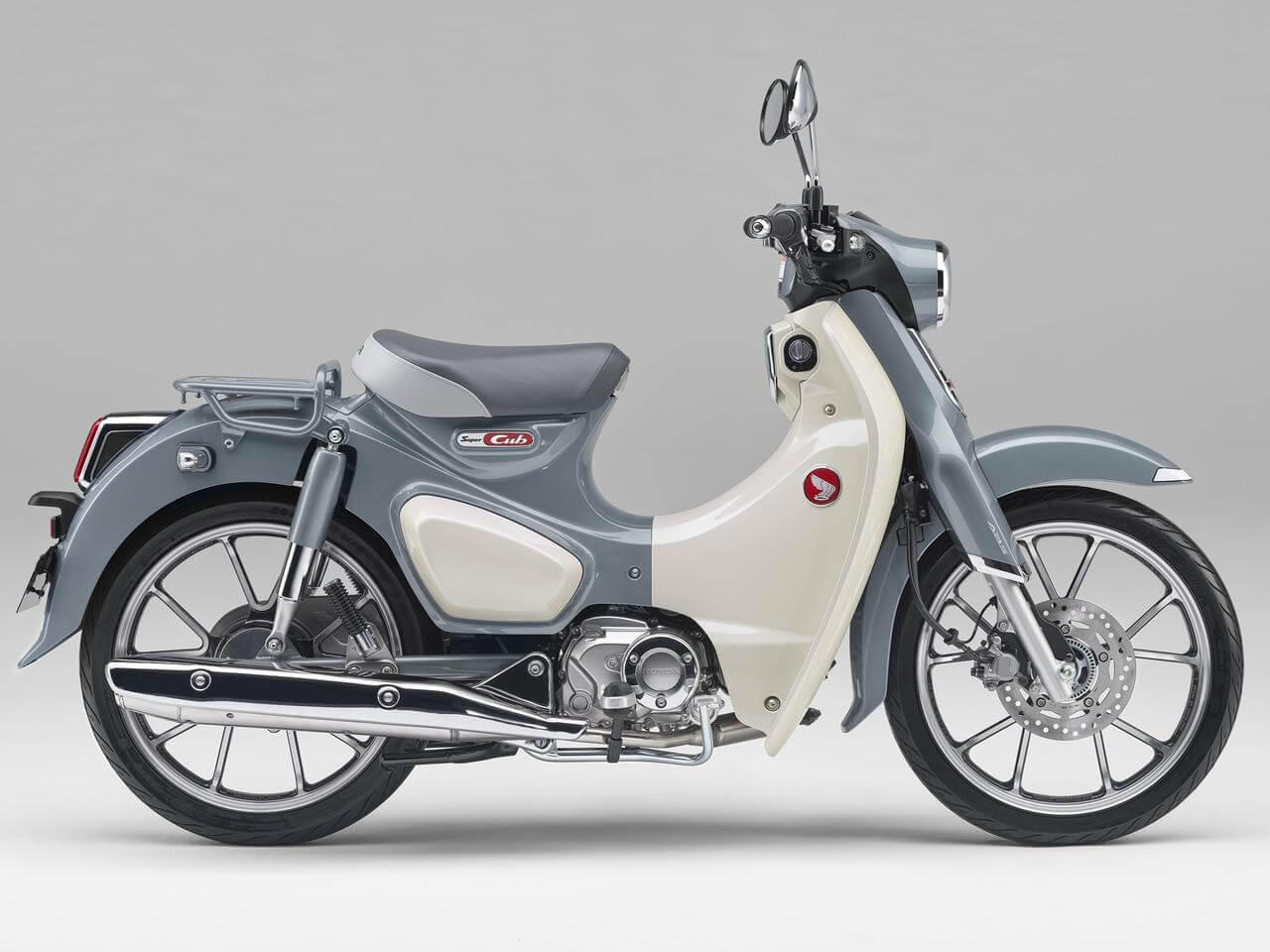 New Super Cub C125 2023 สีเทา-ขาว