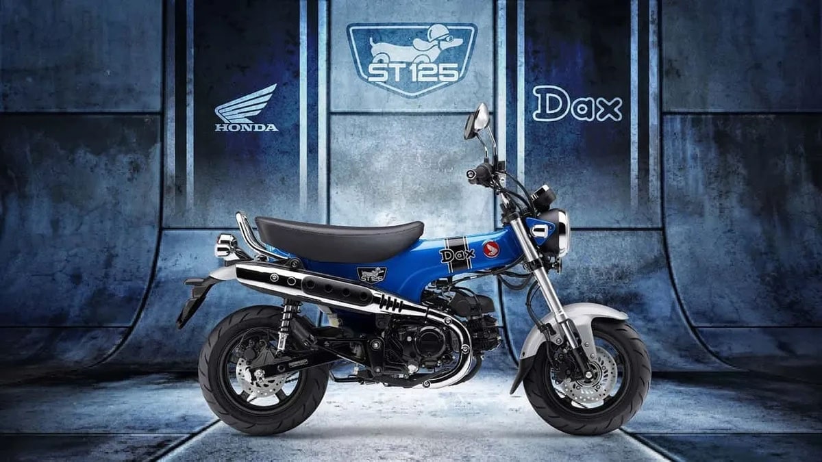 Honda Dax 125 2024 สี Pearl Glittering Blue