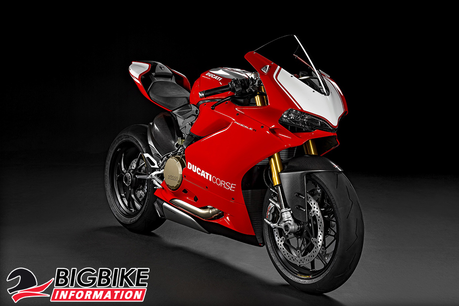 ภาพ Ducati 1199 Panigale R สีแดง ด้านหน้า