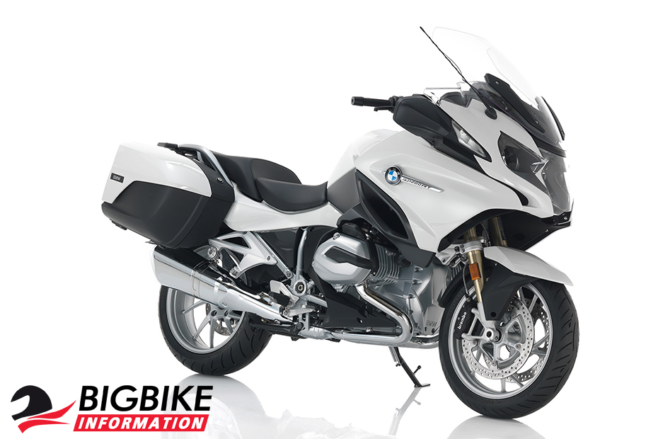 ภาพ BMW R 1200 RT สีขาว ด้านหน้า