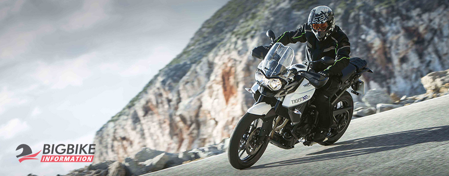 ภาพ TRIUMPH TIGER 800 XRX สีขาว ด้านหน้า