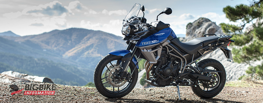 ภาพ TRIUMPH TIGER 800 XRX สีน้ำเงิน ด้านข้าง