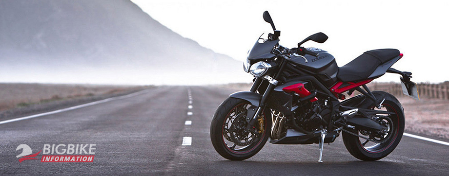 ภาพ TRIUMPH STREET TRIPLE 675 R สีดำ ด้านข้าง