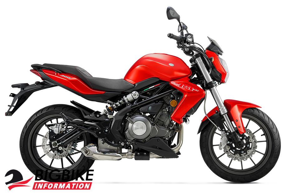 ภาพ Benelli TNT300s สีแดง ด้านข้าง