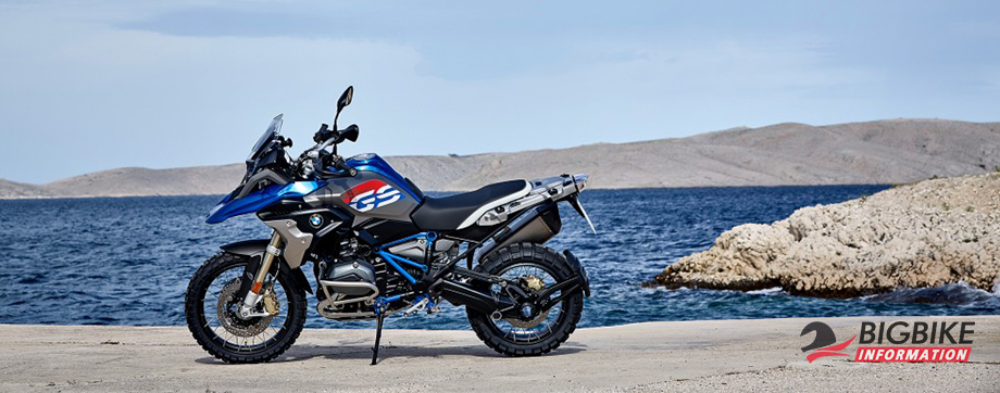 ภาพ BMW R 1200GS สีน้ำเงิน-เทา ด้านข้าง