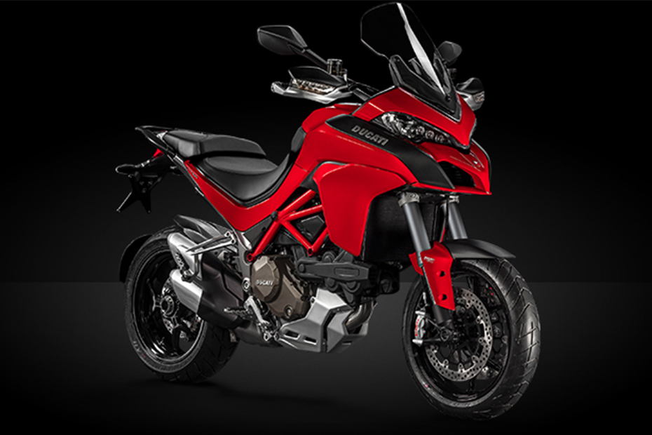 ภาพ Ducati Multistrada 1200 s สีแดง ด้านหน้า