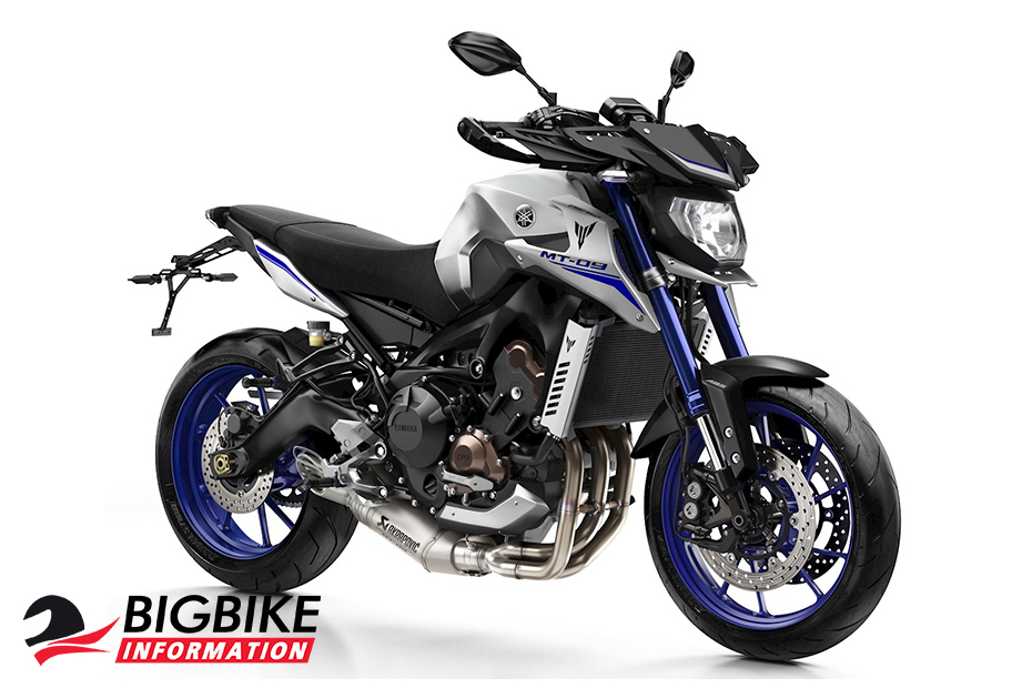 ภาพ MT-09 Street Rally สีน้ำเงิน ด้านข้าง