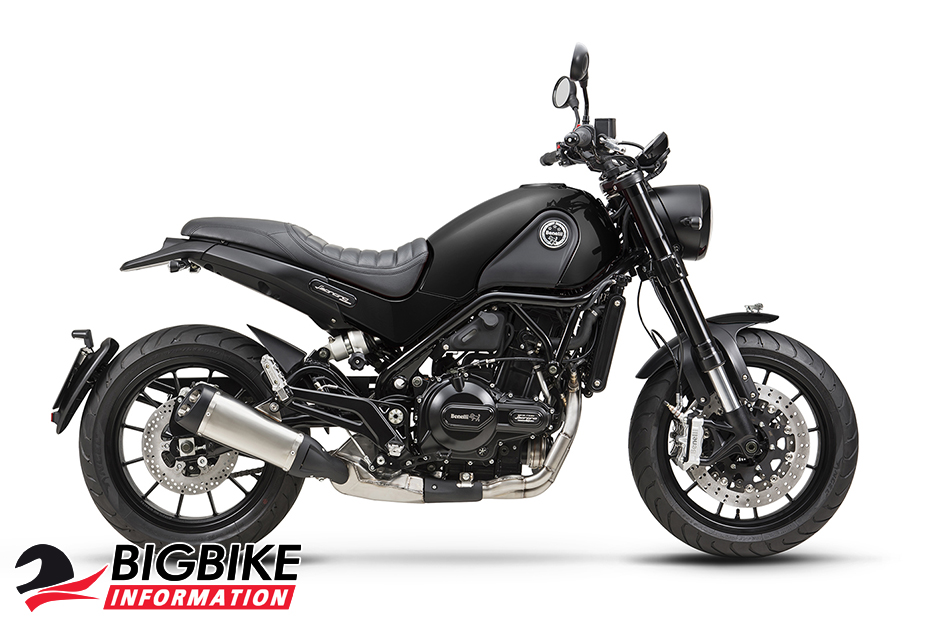 ภาพ Benelli Leoncino 500 สีดำ ด้านข้าง