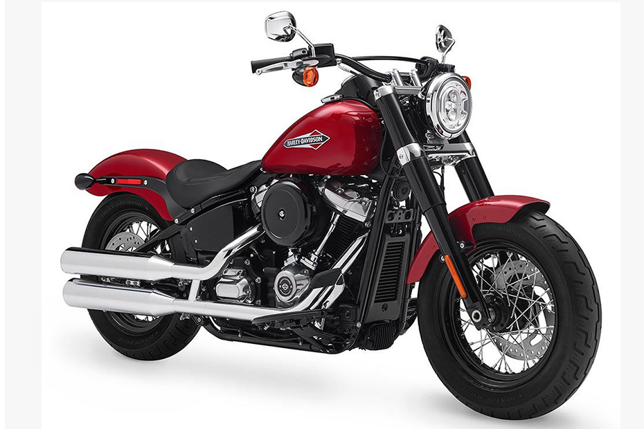 ภาพ Harley Davidson Softail Slim สีแดง