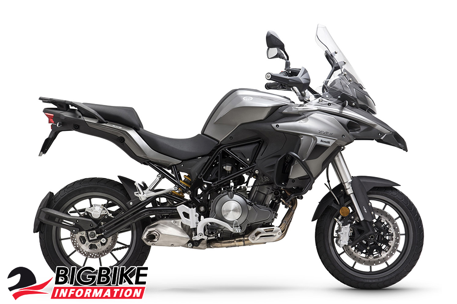 BENELLI TRK 502 สีเงิน ด้านข้าง