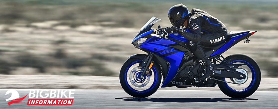 ภาพ Yamaha YZF-R3 ABS สีน้ำเงิน ด้านข้าง