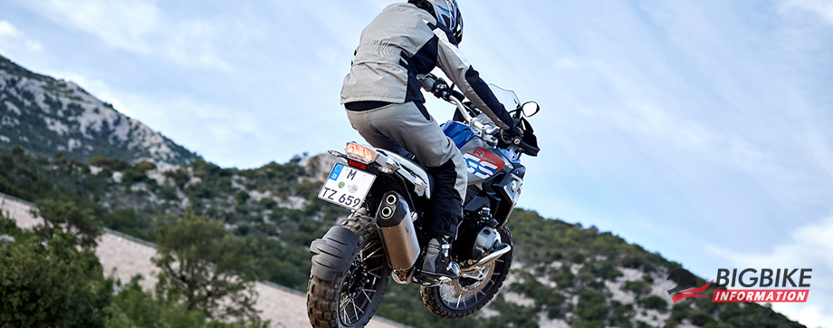 ภาพ BMW R 1200 GS RALLYE สีน้ำเงิน ด้านหลัง