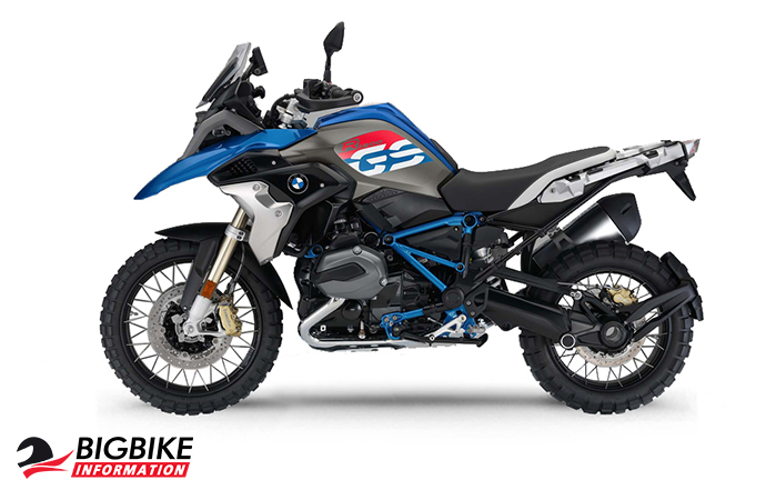 ภาพ BMW R 1200 GS RALLYE สีน้ำเงิน-เทา ด้านข้าง