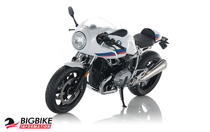 ภาพ BMW R NINE T RACER สีขาว ด้านหน้า