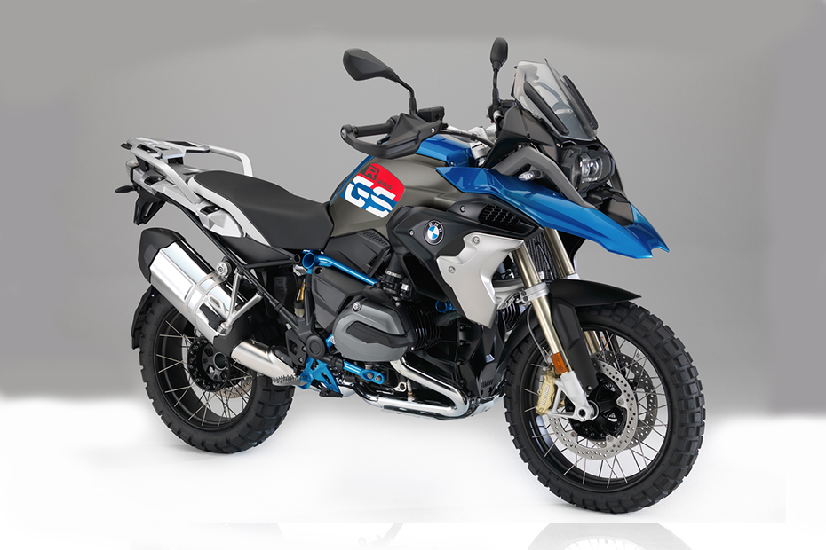 ภาพ BMW R 1200 GS RALLYE สีดำ-น้ำเงิน ด้านหน้า