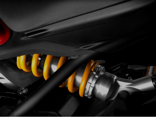 โช้คอัพสปริงเดี่ยว OHLINS MONOSHOCK ปรับความแข็งสปริง PRELOAD และ REBOUND ได้
