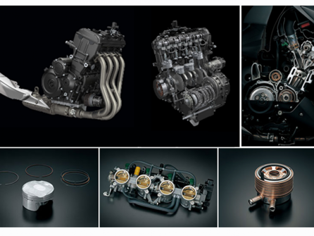 เครื่องยนต์ 4 สูบ DOHC 4 วาล์วต่อสูบ ขนาดเครื่องยนต์ที่ให้มาขนาด 999 ซีซี