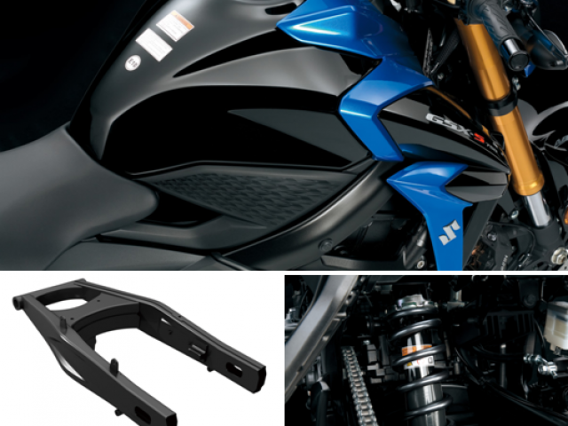 ระบบกันสะเทือนด้านหน้าแบบ INVERTED TELESCOPIC โช้คอัพคู่หัวกลับของ KYB ขนาด 41 มม.
