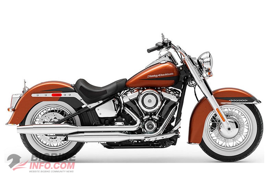 ฮาร์เล่ย์ เดวิสัน ซอฟต์เทล ดีลักซ์ ปี 2019 สี Scorched Orange-Black Denim