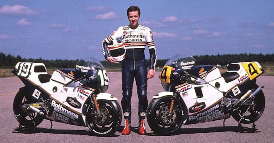 Freddie Spencer ผู้คิดค้นการขับเข้าโค้งแบบเข่าเช็ดพื้น