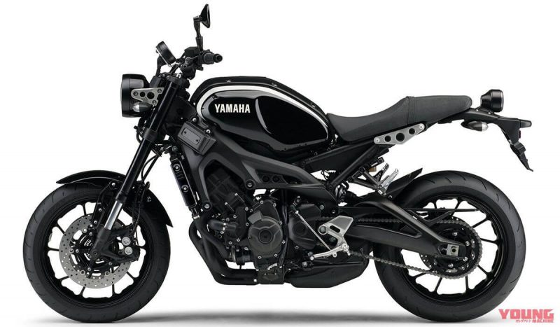 Yamaha XSR900 2019 สี Dark Brown Metallic Black