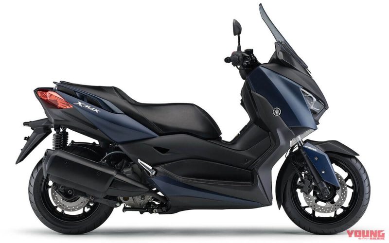 ยามาฮ่า XMAX ABS 2019 สี Matte Blue Metallic 3