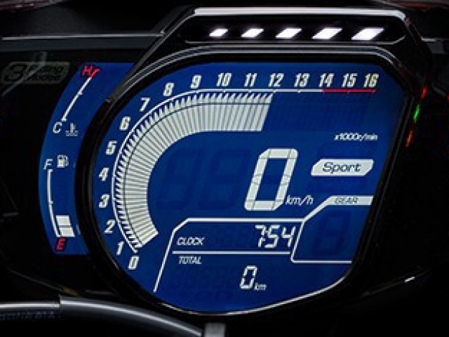 หน้าปัดเรือนไมล์แบบดิจิตอล FULLY LCD DIGITAL METER & LAP TIMER