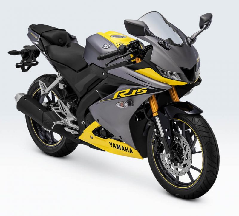 อัพเดทสีใหม่ All New Yamaha R15 2019 สีเหลือง serta Racing Yellow