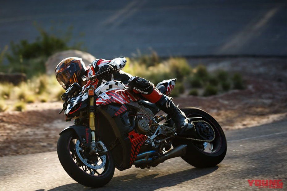 Streetfighter V4 ของ Ducati เริ่มต้นได้สวยใน Pikes Peak International Hill Climb